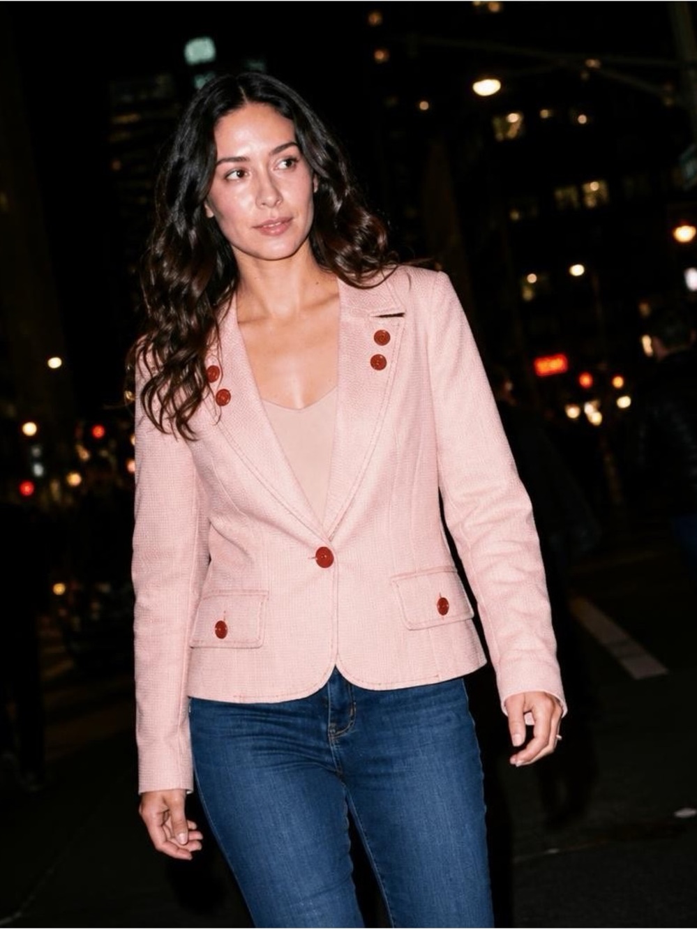 Parameter ANTHROPOLOGIE Women's Blazer in Light Pink